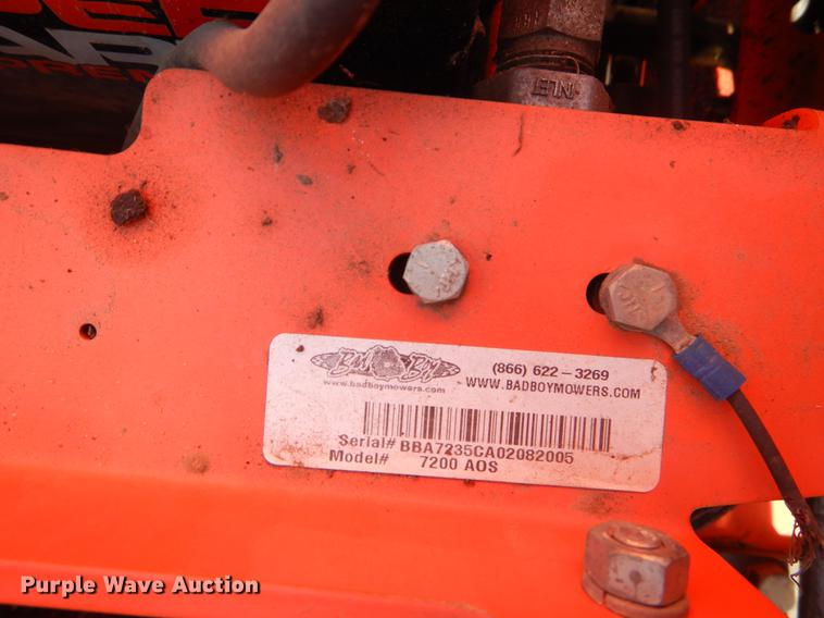 image for item FQ9563 Bad Boy 7200AOS ZTR lawn mower