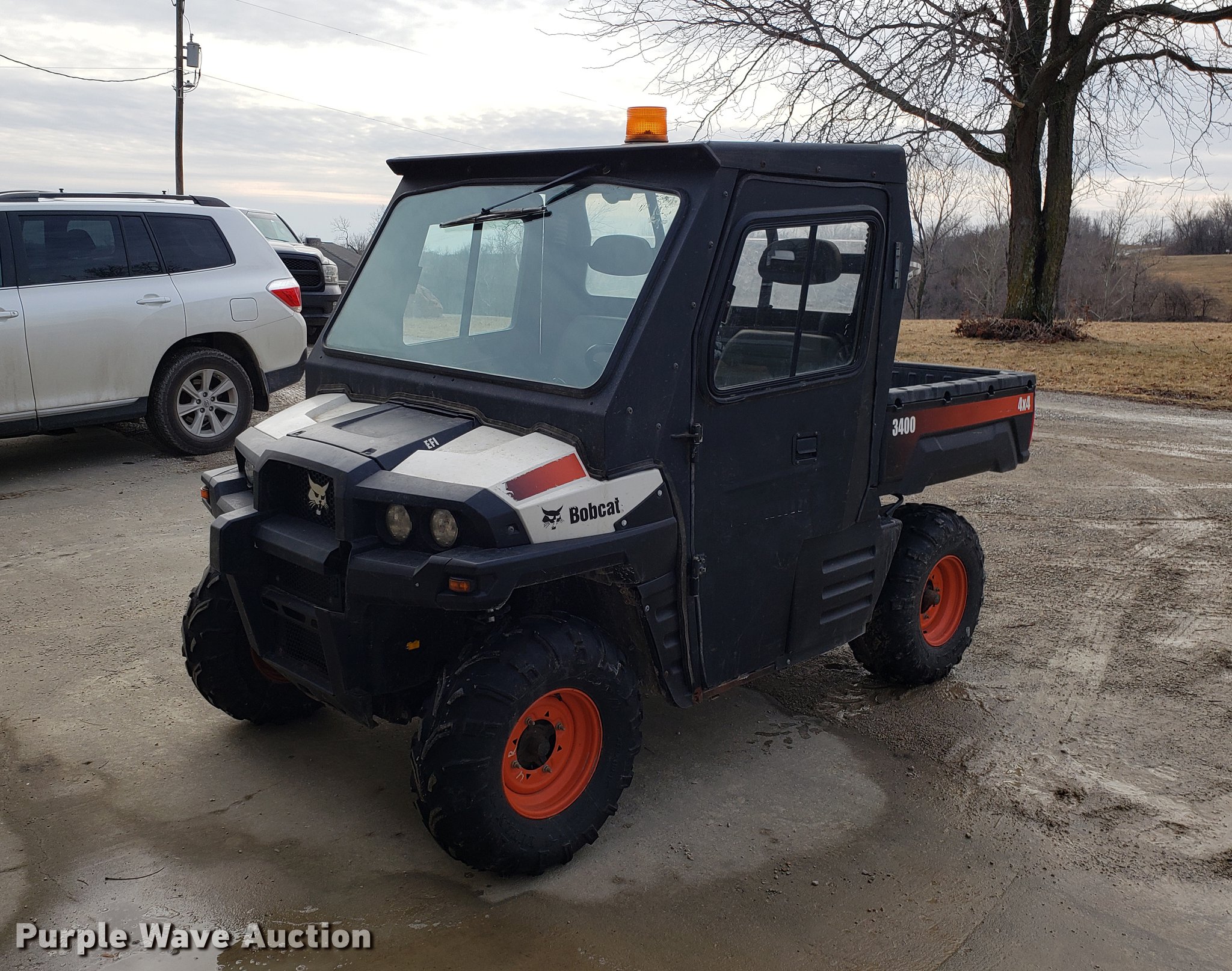2013 Bobcat 3400 UTV in Agency, MO Item DD3963 sold Purple Wave