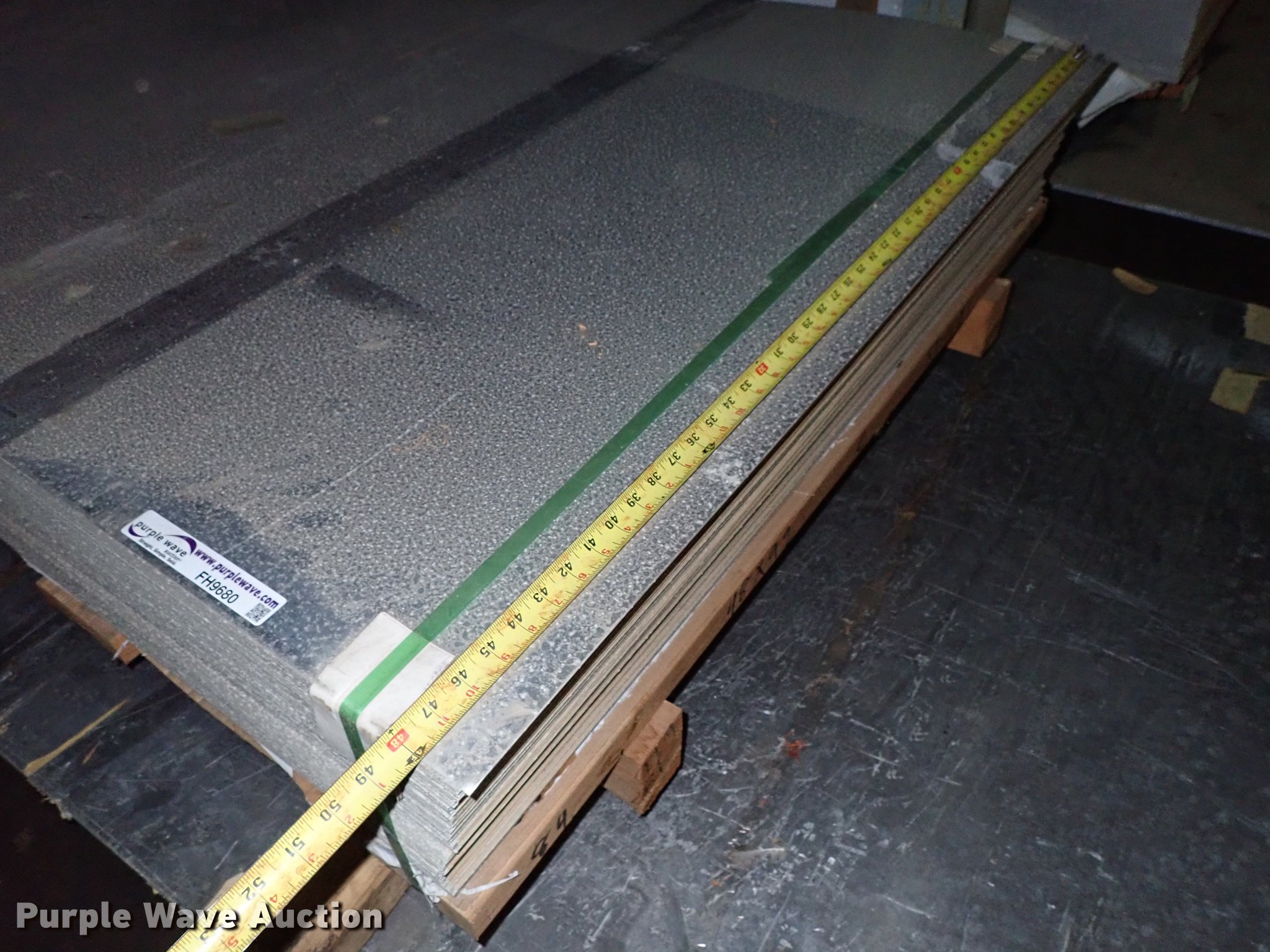 (10) aluminum sheets in Wichita, KS Item FH9680 sold Purple Wave