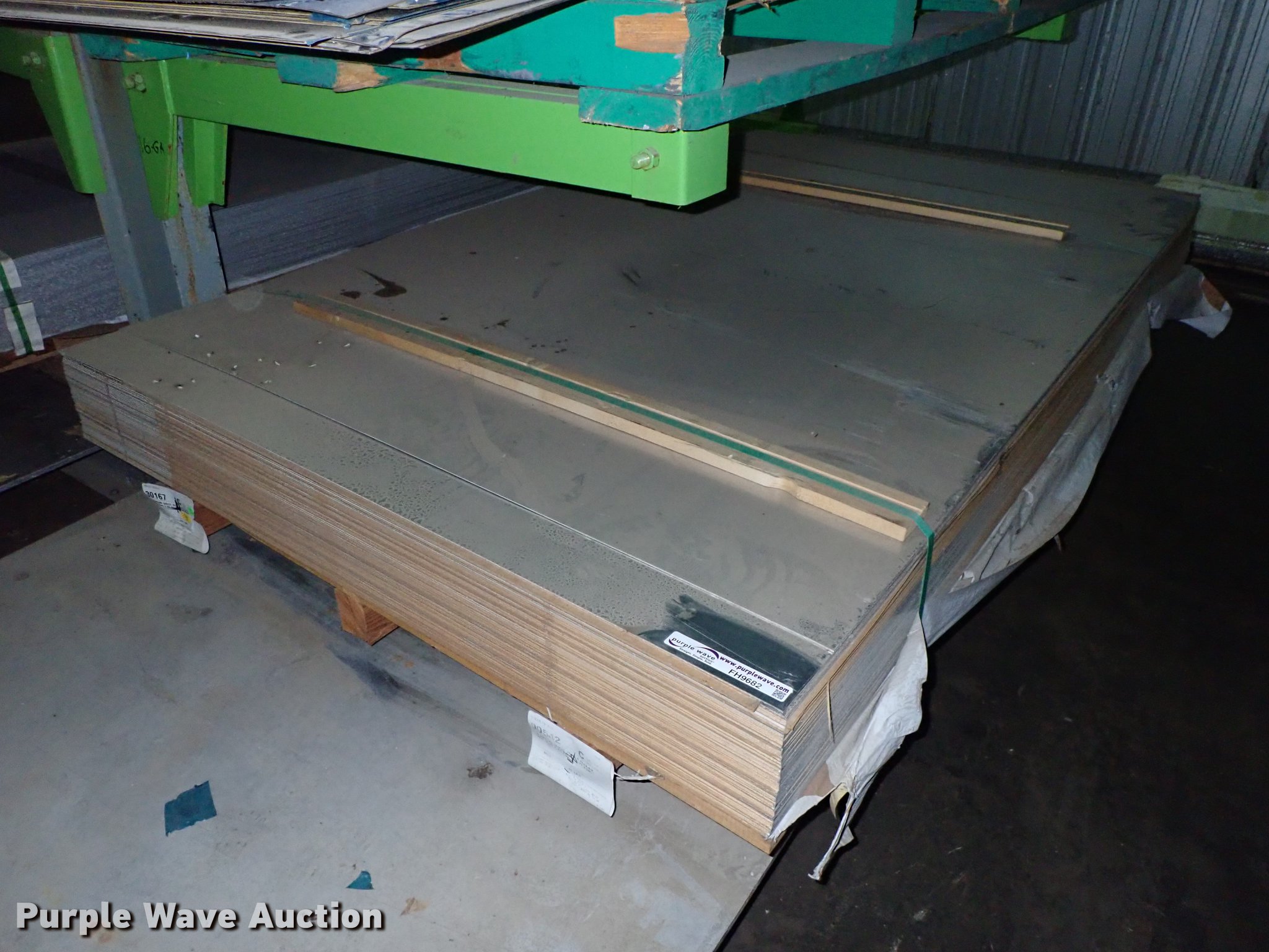 (10) aluminum sheets in Wichita, KS Item FH9682 sold Purple Wave