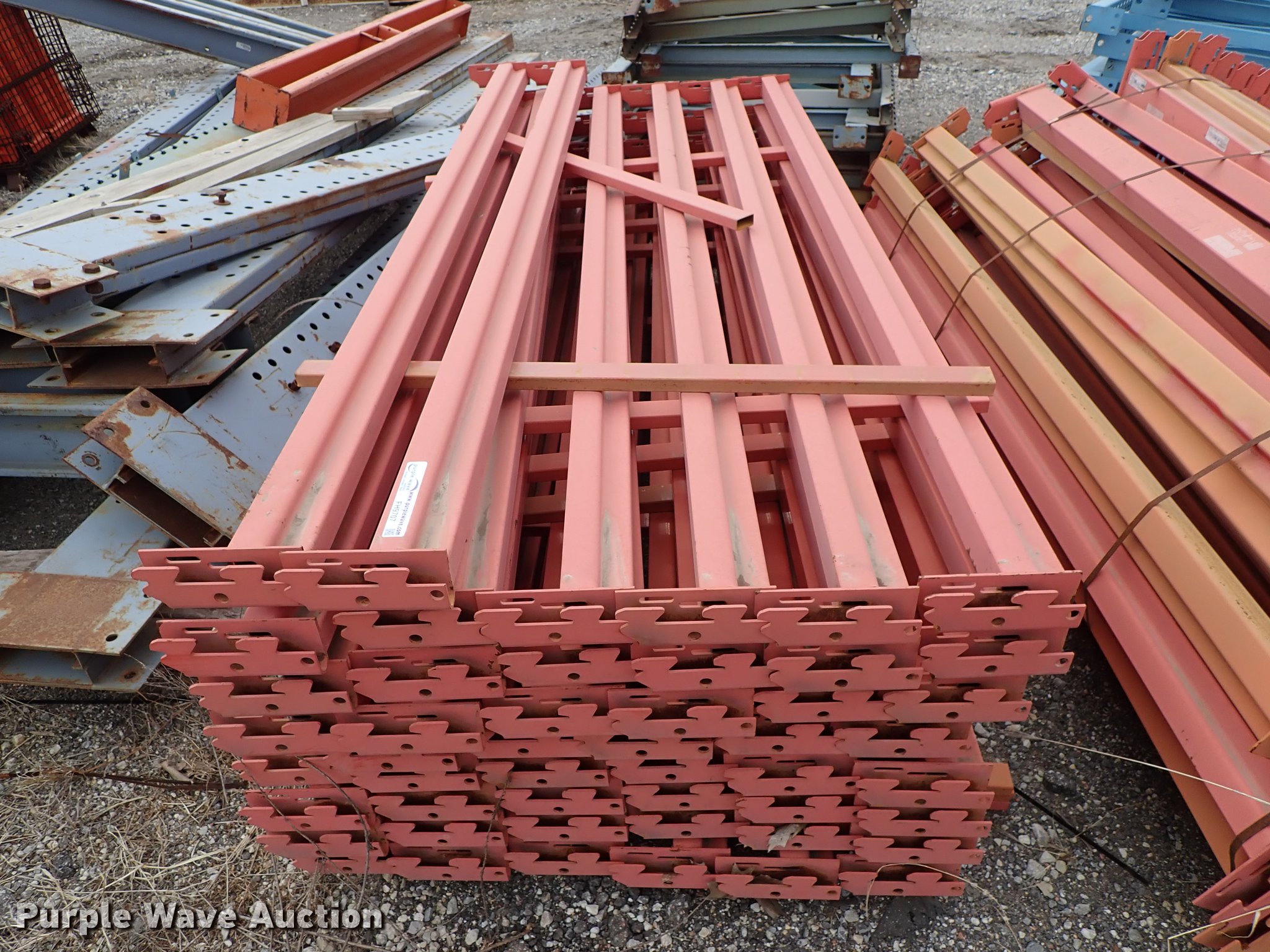 (100) pallet racking uprights in Wichita, KS | Item FH9707 sold ...