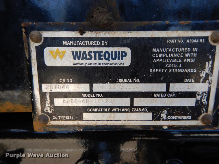 image for item DC0202 2012 Peterbilt 365 roll off truck