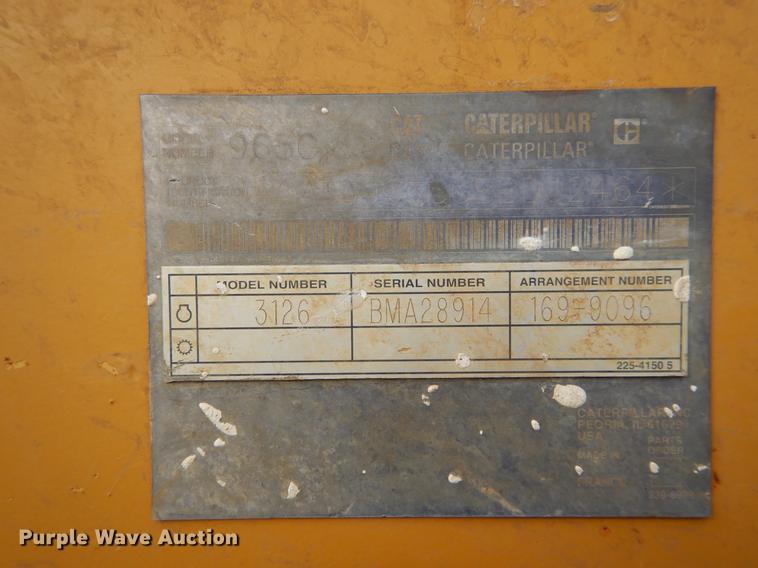 image for item DC0206 Caterpillar 963C track loader frame