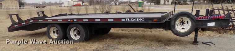 image for item DD3633 1990 Fleming equipment trailer