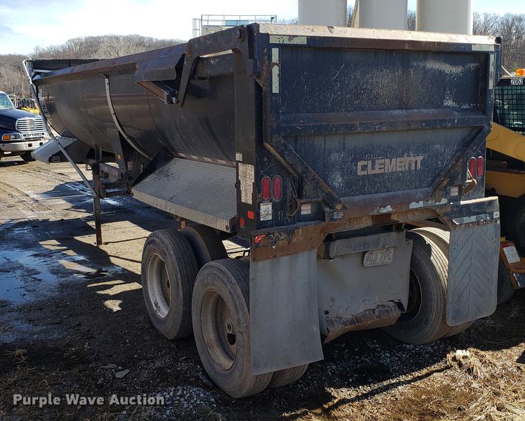 image for item DD3973 2009 Clement RKH52625 end dump trailer