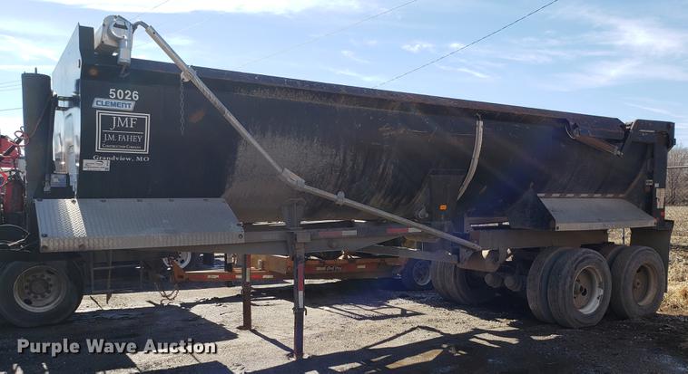 image for item DD3973 2009 Clement RKH52625 end dump trailer