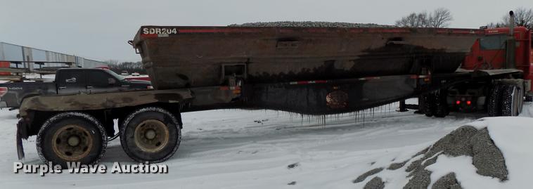 image for item DE7609 1999 Sidumpr SDR204 side dump trailer