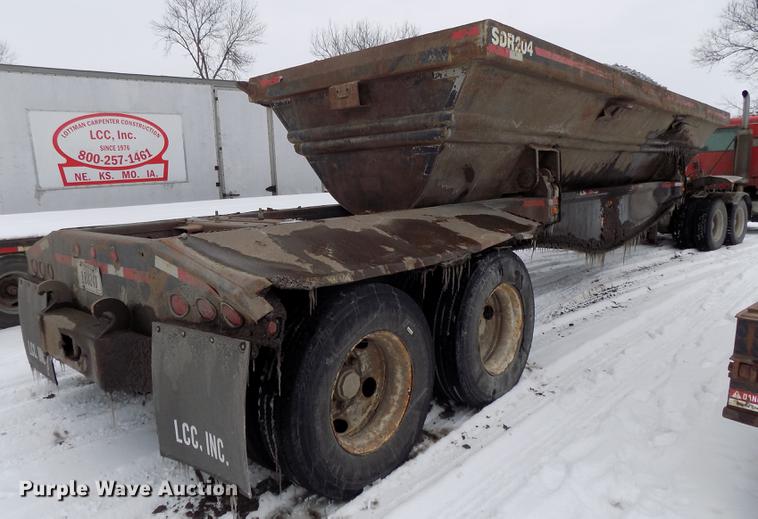 image for item DE7609 1999 Sidumpr SDR204 side dump trailer