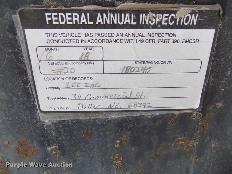 image for item DE7609 1999 Sidumpr SDR204 side dump trailer