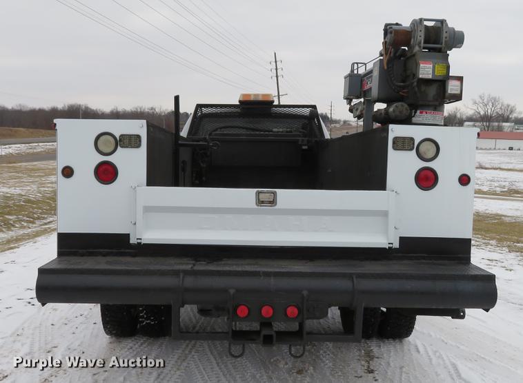 image for item DG3869 2008 Dodge Ram 5500HD utility truck with crane