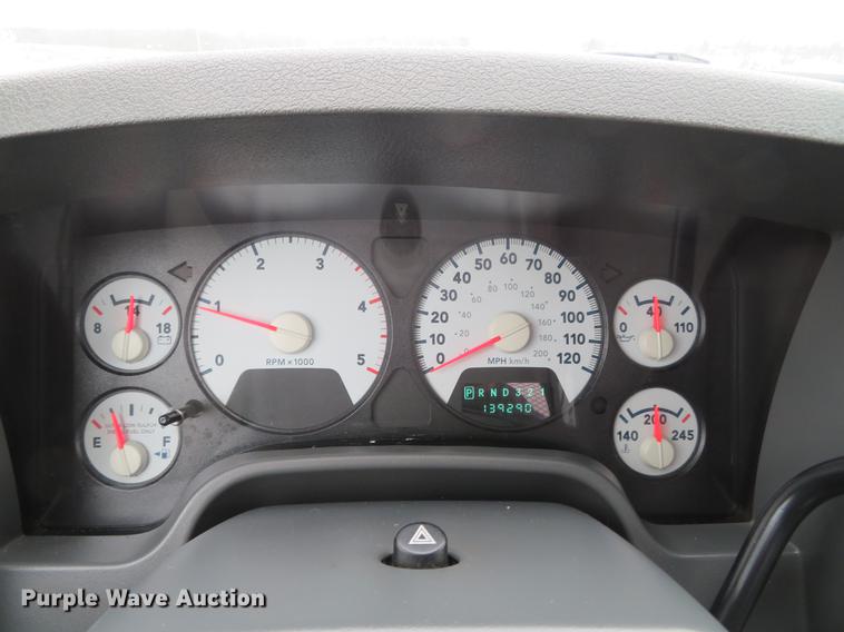 image for item DG3869 2008 Dodge Ram 5500HD utility truck with crane