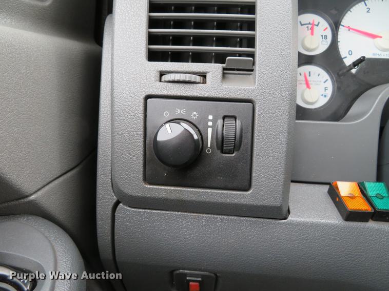 image for item DG3869 2008 Dodge Ram 5500HD utility truck with crane