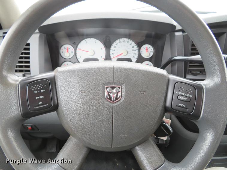 image for item DG3869 2008 Dodge Ram 5500HD utility truck with crane