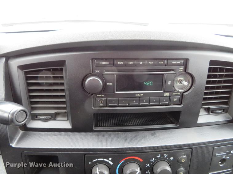 image for item DG3869 2008 Dodge Ram 5500HD utility truck with crane