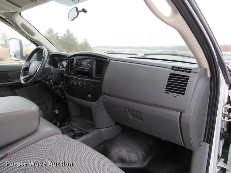 image for item DG3869 2008 Dodge Ram 5500HD utility truck with crane
