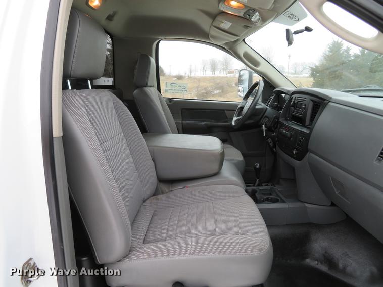 image for item DG3869 2008 Dodge Ram 5500HD utility truck with crane