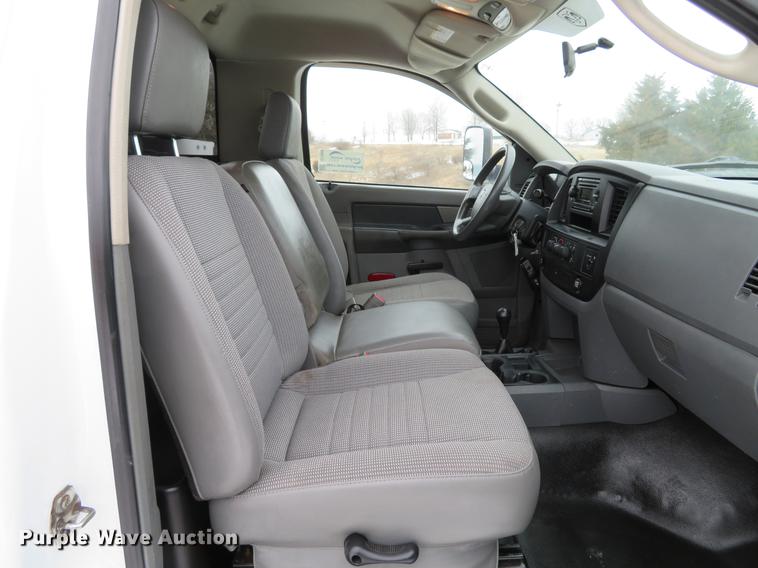 image for item DG3869 2008 Dodge Ram 5500HD utility truck with crane