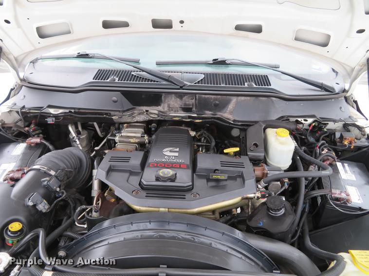 image for item DG3869 2008 Dodge Ram 5500HD utility truck with crane