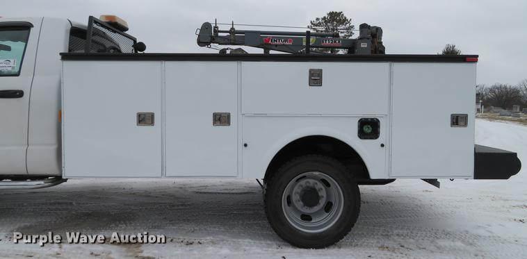 image for item DG3869 2008 Dodge Ram 5500HD utility truck with crane