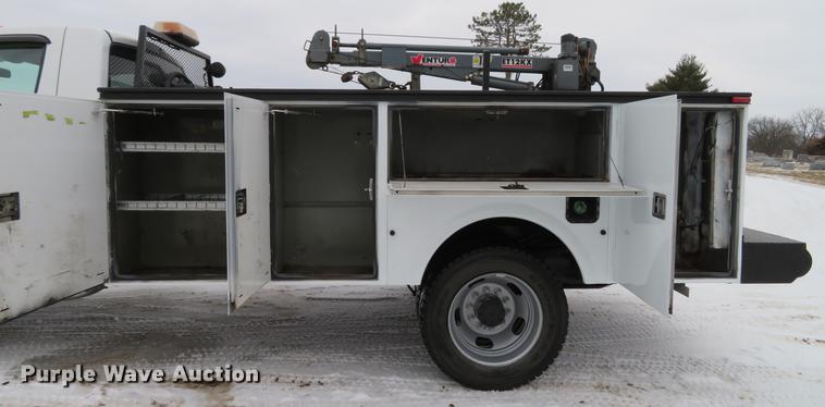 image for item DG3869 2008 Dodge Ram 5500HD utility truck with crane