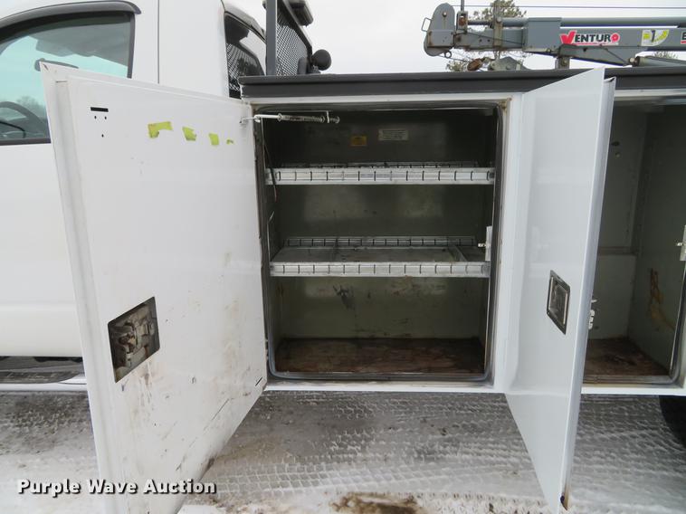 image for item DG3869 2008 Dodge Ram 5500HD utility truck with crane