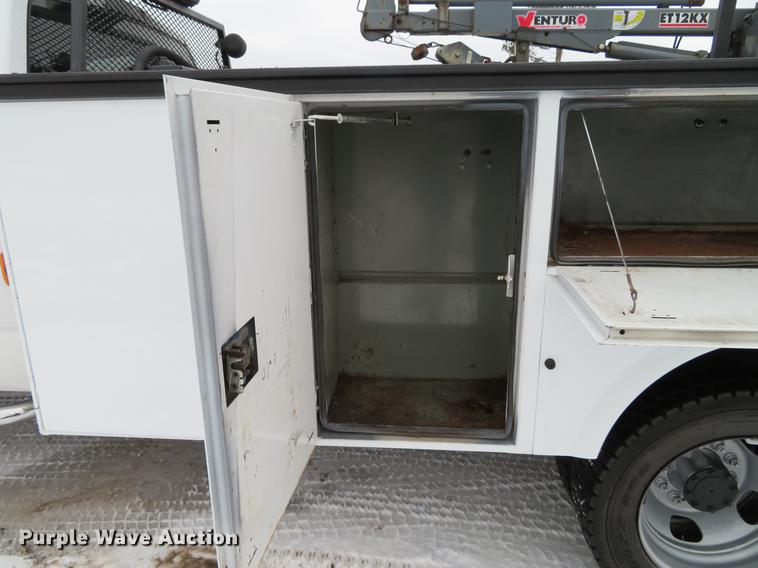 image for item DG3869 2008 Dodge Ram 5500HD utility truck with crane