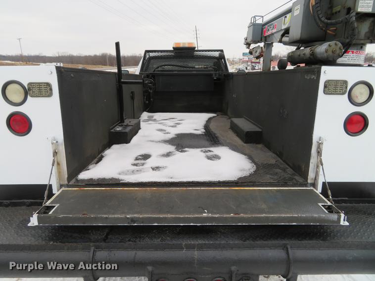 image for item DG3869 2008 Dodge Ram 5500HD utility truck with crane
