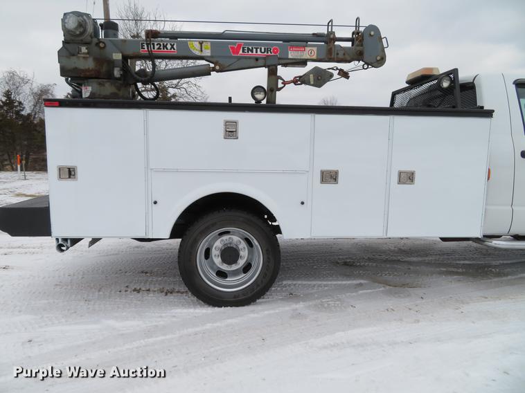 image for item DG3869 2008 Dodge Ram 5500HD utility truck with crane