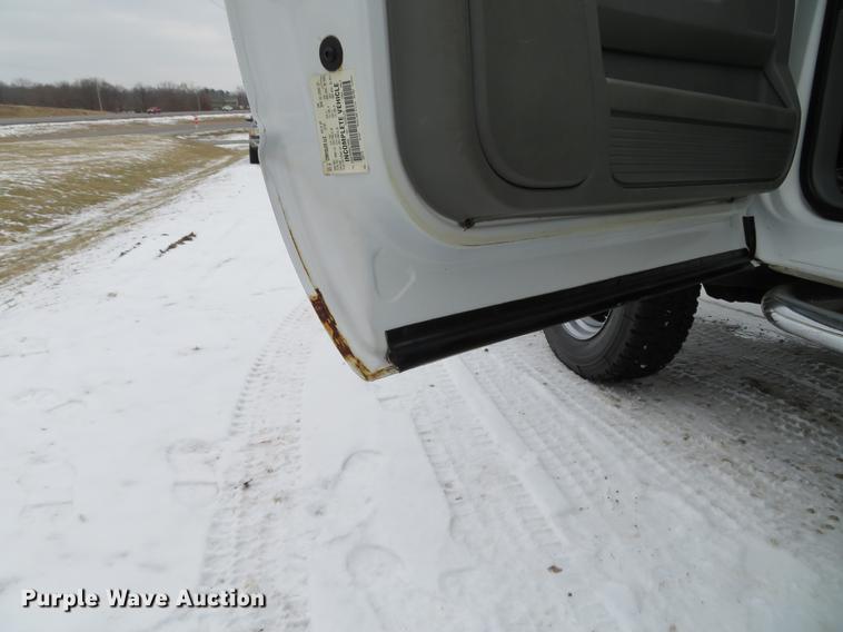 image for item DG3869 2008 Dodge Ram 5500HD utility truck with crane