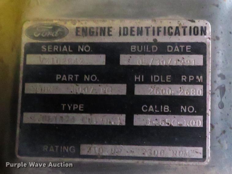 image for item DG3882 1992 Ford CF8000 seal coat truck