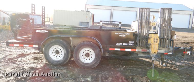 image for item EA9143 2013 H&H Mini Mud Jacking trailer