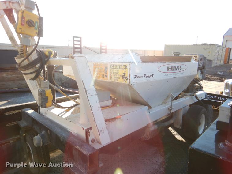 image for item EA9143 2013 H&H Mini Mud Jacking trailer