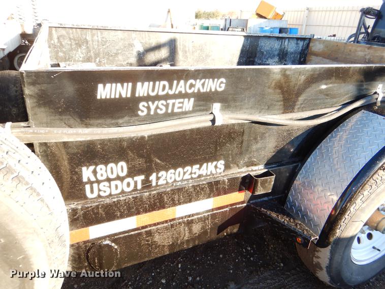 image for item EA9143 2013 H&H Mini Mud Jacking trailer