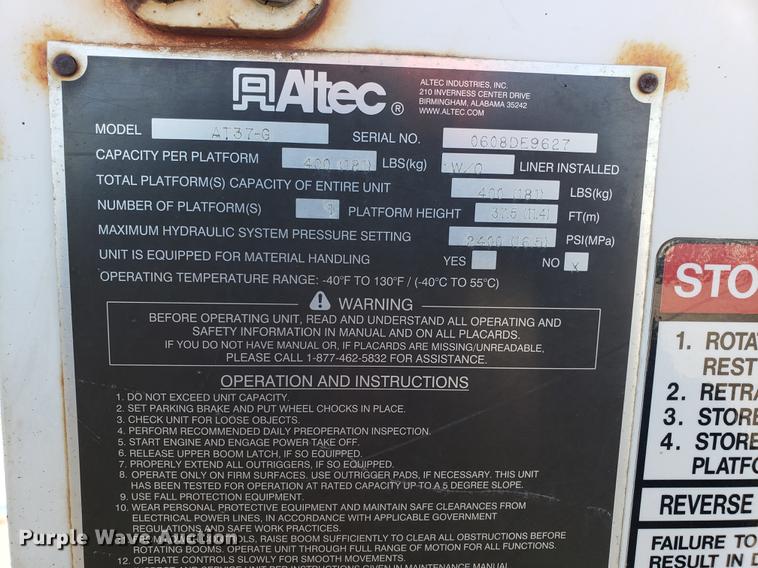 image for item EN9778 2008 Dodge Ram 5500 bucket truck