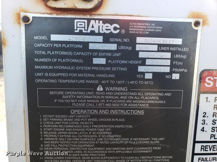 image for item EN9778 2008 Dodge Ram 5500 bucket truck