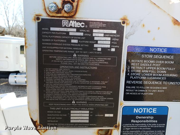 image for item EN9779 2008 Ford F550 Super Duty bucket truck