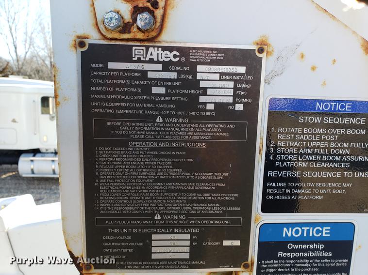 image for item EN9779 2008 Ford F550 Super Duty bucket truck