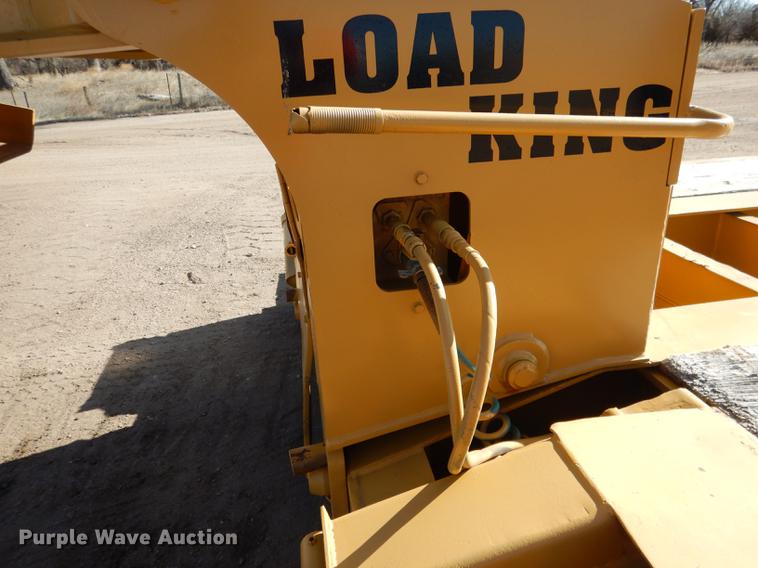 image for item FA9259 1994 Load King PHD 80/100-3 low boy equipment trailer
