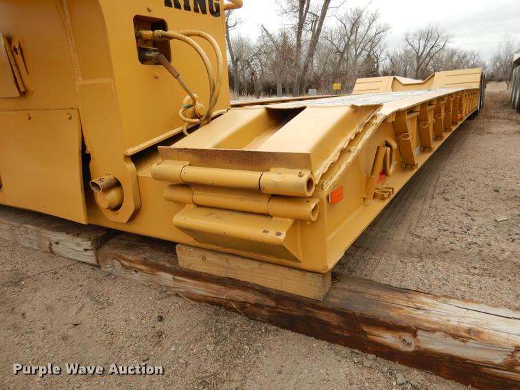 image for item FA9259 1994 Load King PHD 80/100-3 low boy equipment trailer