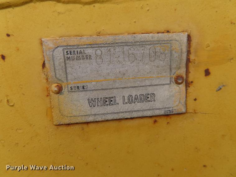 image for item L1493 1974 Caterpillar 950 wheel loader