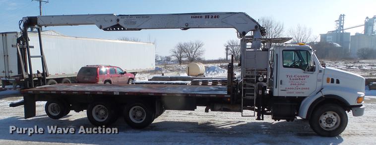 image for item L5735 2000 Sterling LT9500 crane truck