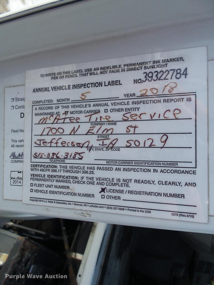 image for item L5735 2000 Sterling LT9500 crane truck