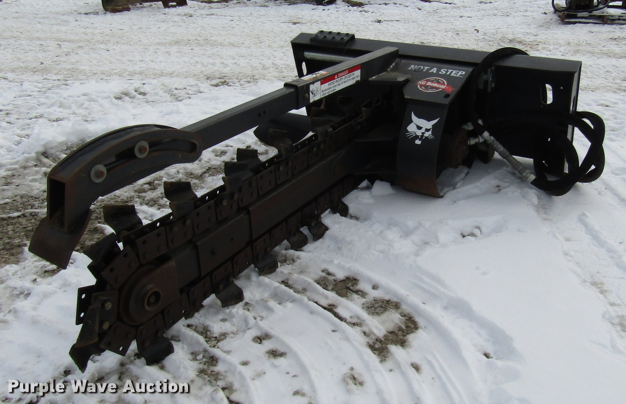 2017 Bobcat LT313 skid steer trencher in Olathe, KS Item DB6848 sold