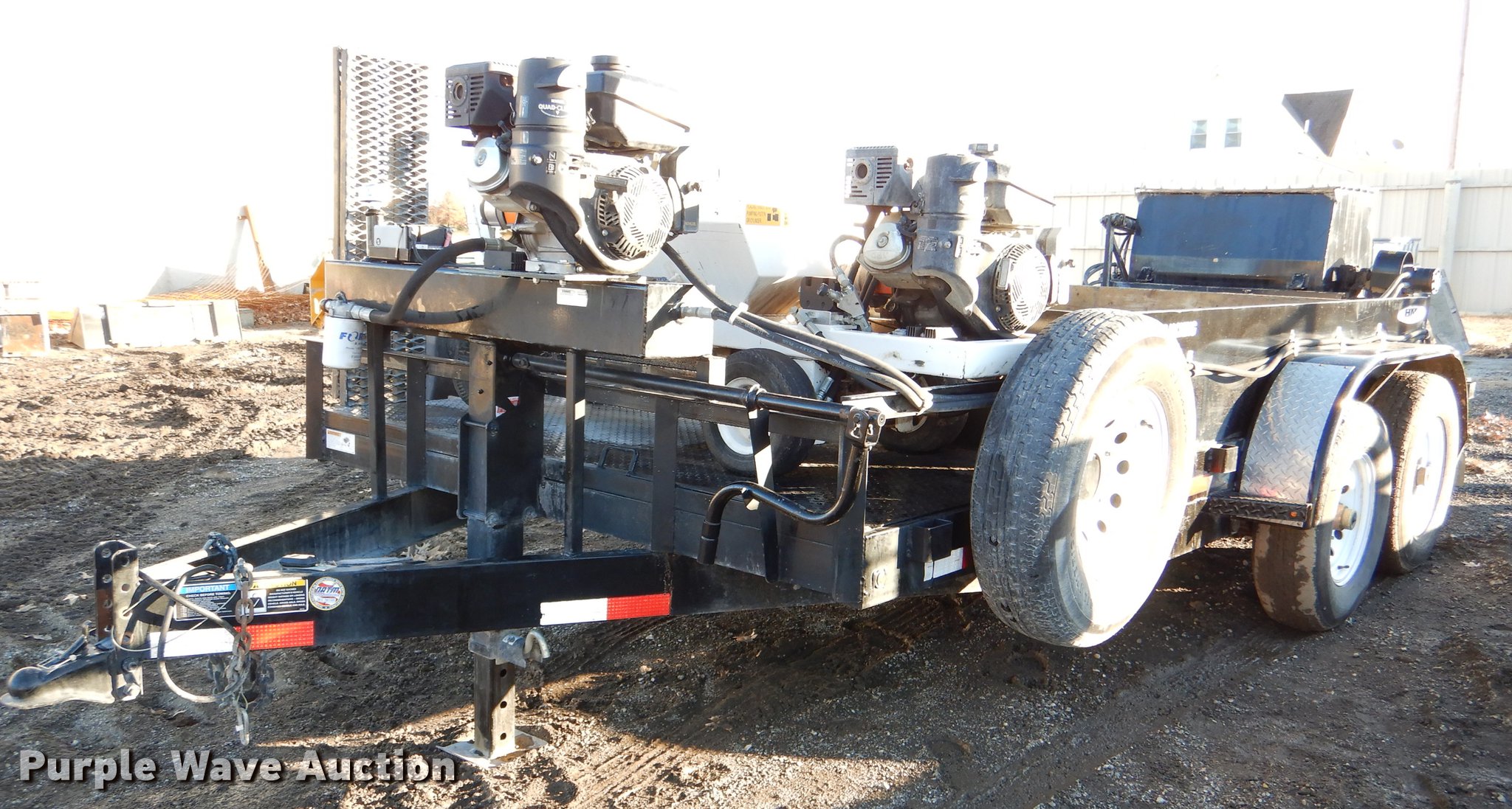 2013 H&H Mini Mud Jacking trailer in Saint Marys, KS Item EA9143 sold