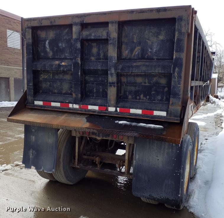 image for item DB6826 1992 Schien 246D end dump trailer