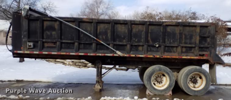 image for item DB6826 1992 Schien 246D end dump trailer
