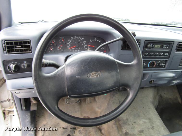 image for item DB6830 1999 Ford F350 Super Duty flatbed pickup truck