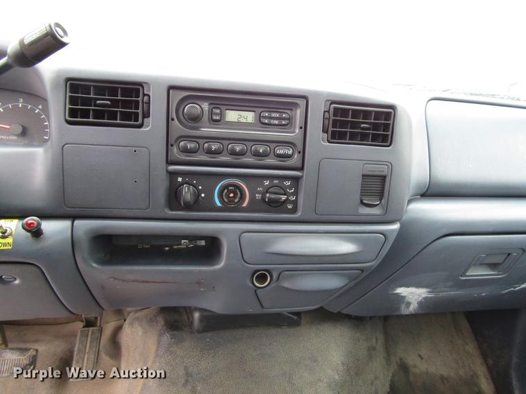 image for item DB6830 1999 Ford F350 Super Duty flatbed pickup truck