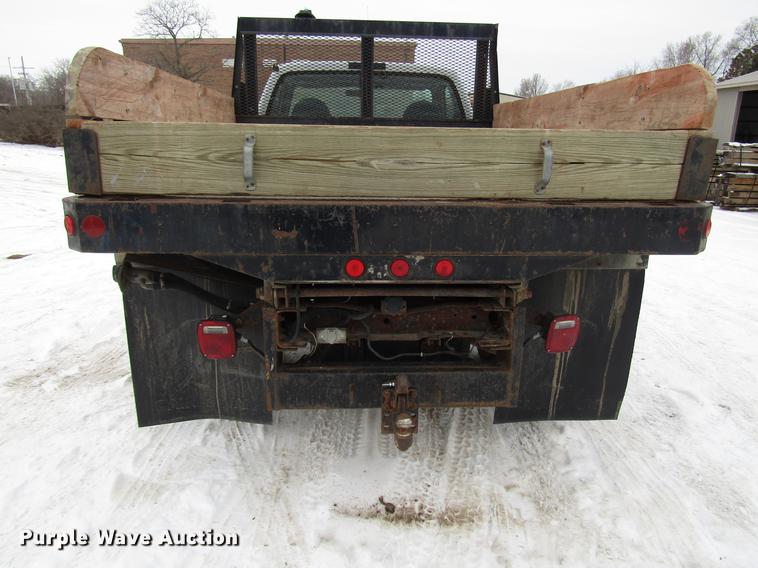 image for item DB6830 1999 Ford F350 Super Duty flatbed pickup truck