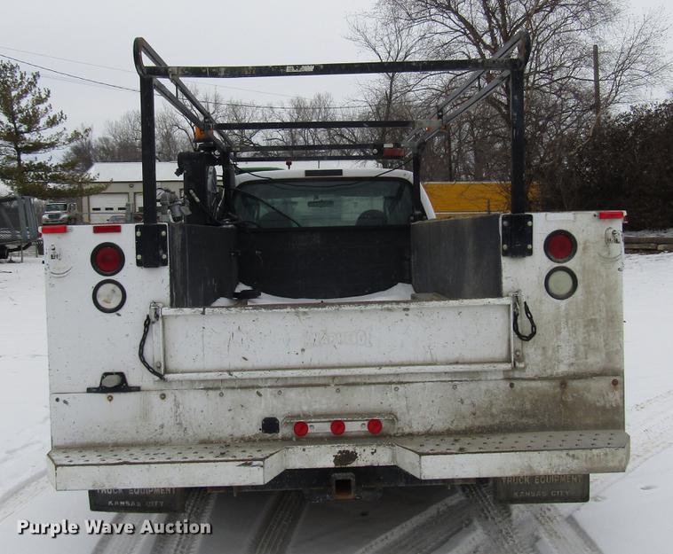 image for item DB6835 2004 Ford F350 Super Duty Crew Cab utility bed pickup truck